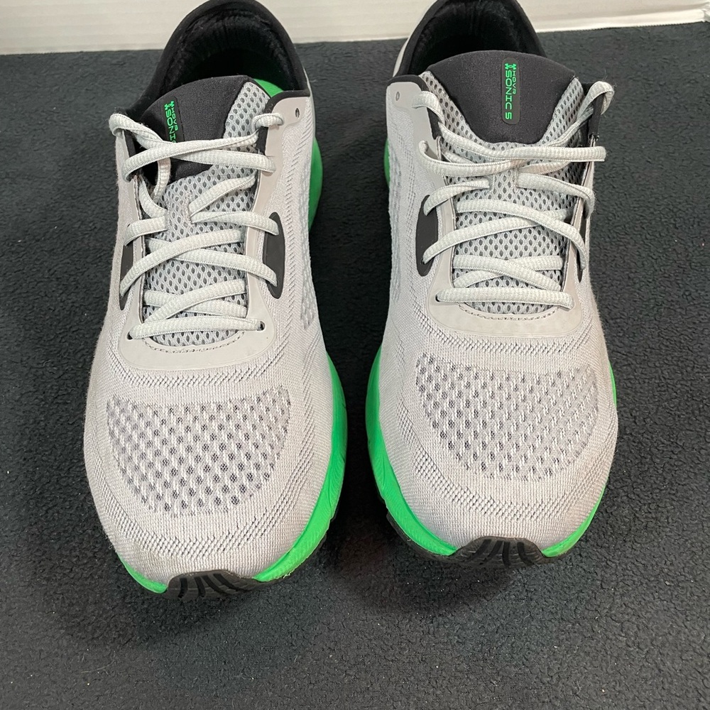 Under Armour Gray and Green Running Shoes